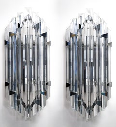 Coppia di applique in vetro di Murano di Alberto Donà, metà del secolo scorso, 1990