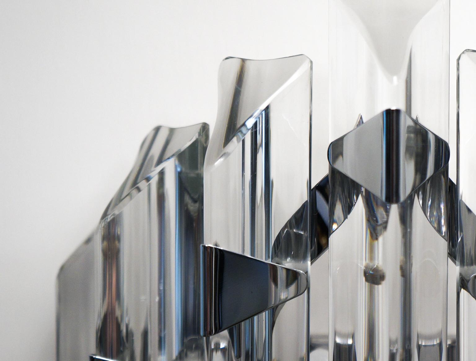 Coppia di applique in vetro di Murano di Alberto Donà, metà del secolo scorso, 1990 in vendita 1