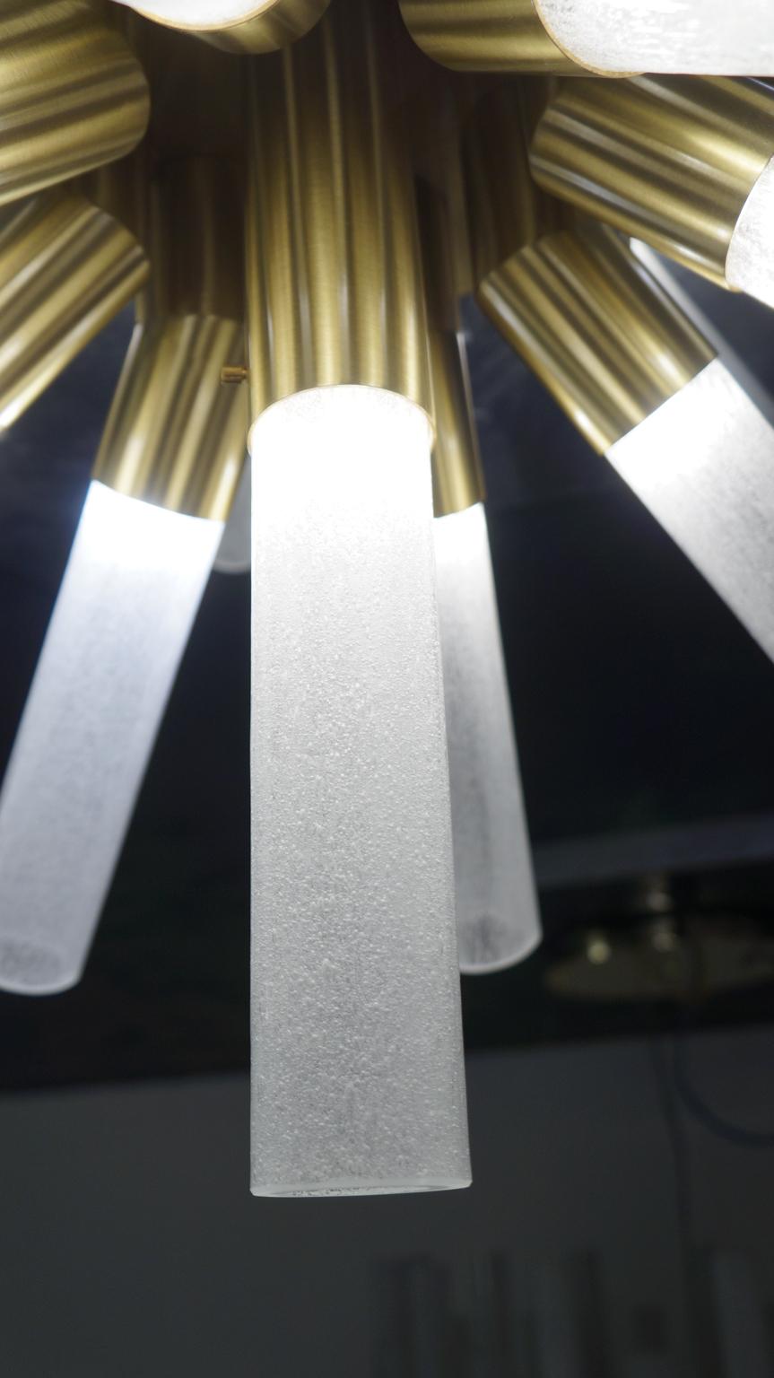 Lampadario Sputnik in cristallo di Murano in stile moderno di Alberto Donà, anni '98 in vendita 11