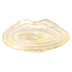 Plat en verre de Murano Aventurina d'Alberto Dona, années 1970 n° 3