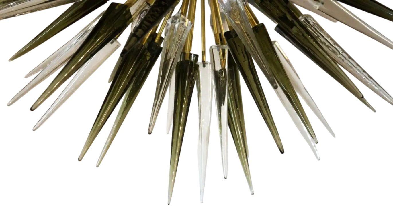 Italian Alberto Donà Murano Glass Sputnik Chandelier, 1995. For Sale