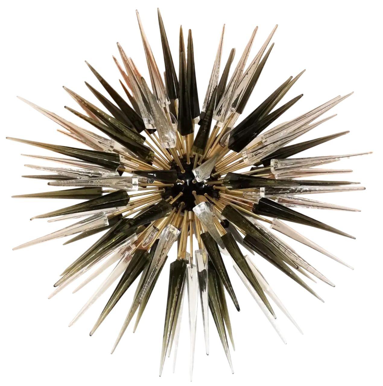 Alberto Donà Murano Glass Sputnik Chandelier, 1995. In Excellent Condition For Sale In Los Angeles, CA