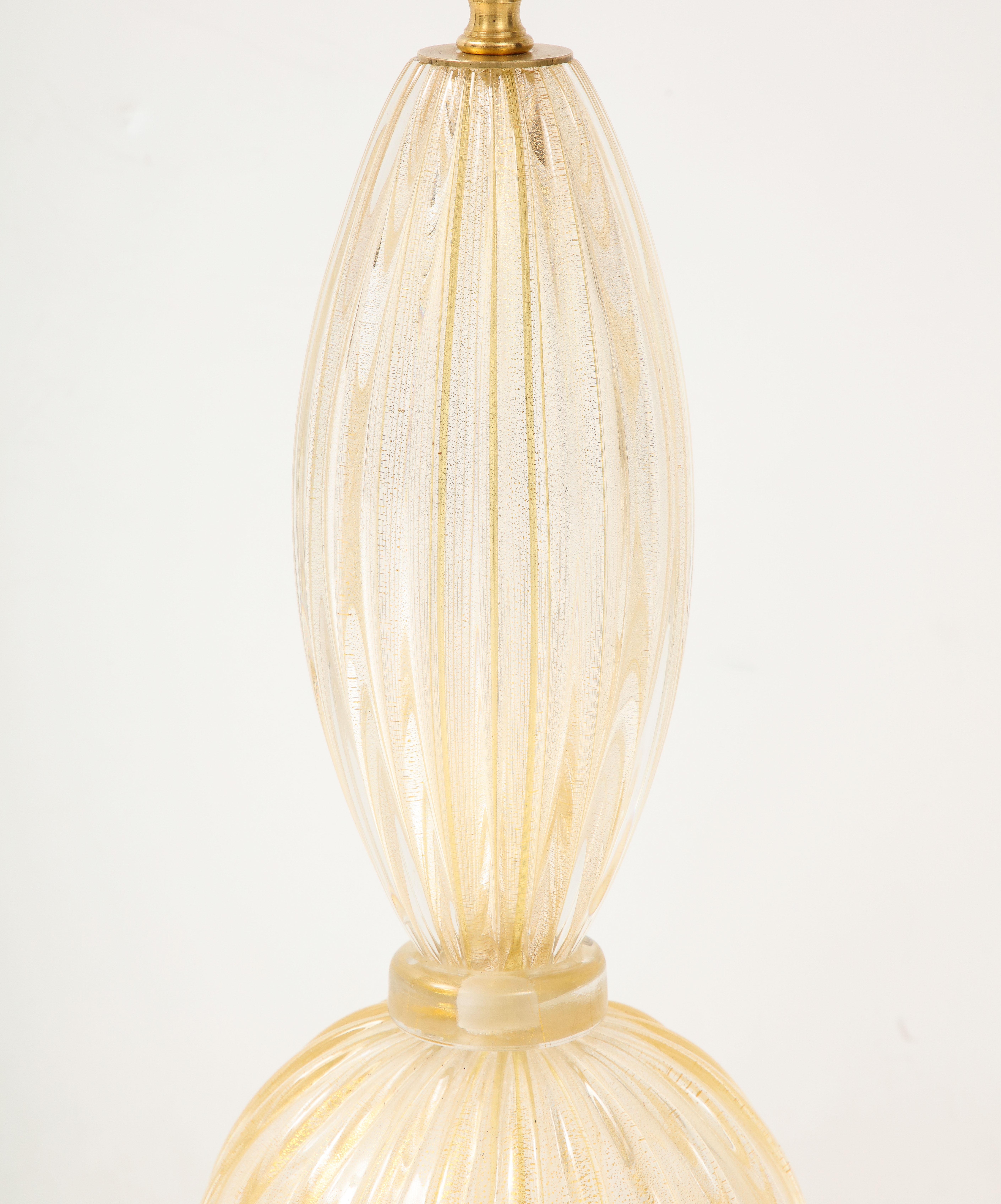 Alberto Doná Murano Glass Table Lamps In Good Condition In New York, NY