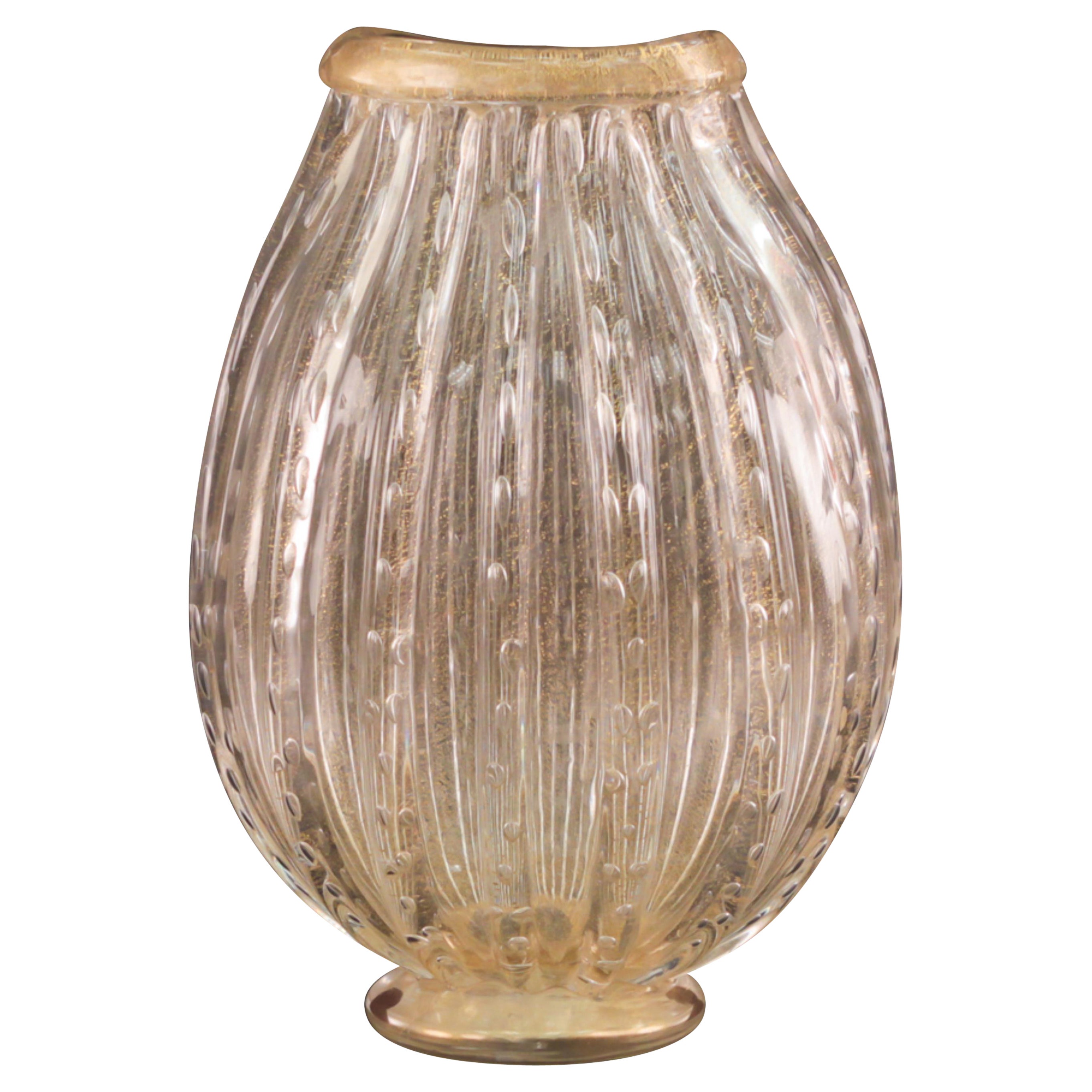Jarrón de cristal de Murano Alberto Dona