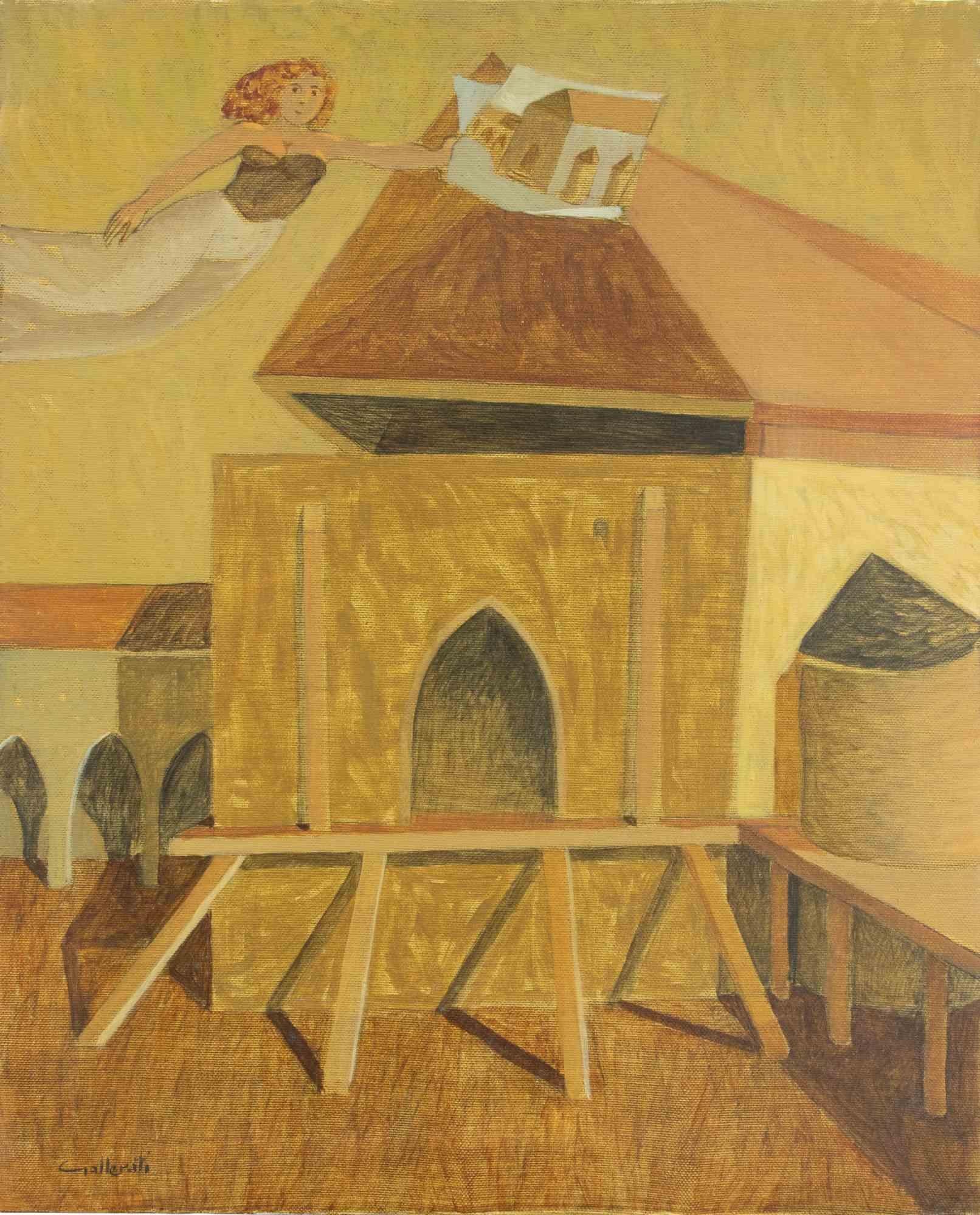 A Little Project - Paint by Alberto Gallerati - 1970s