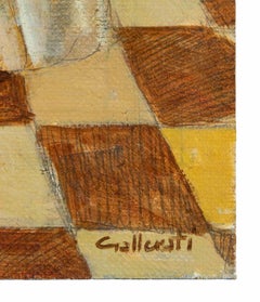 A Look to the Right - Paint by Alberto Gallerati - 1970s