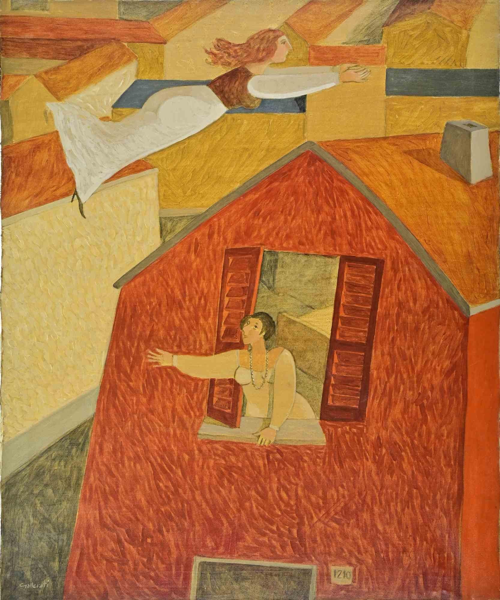 Huile sur toile réalisée par Alberto Gallerati (né en 1945) dans les années 1970.

Signé à la main.

Très bon état.