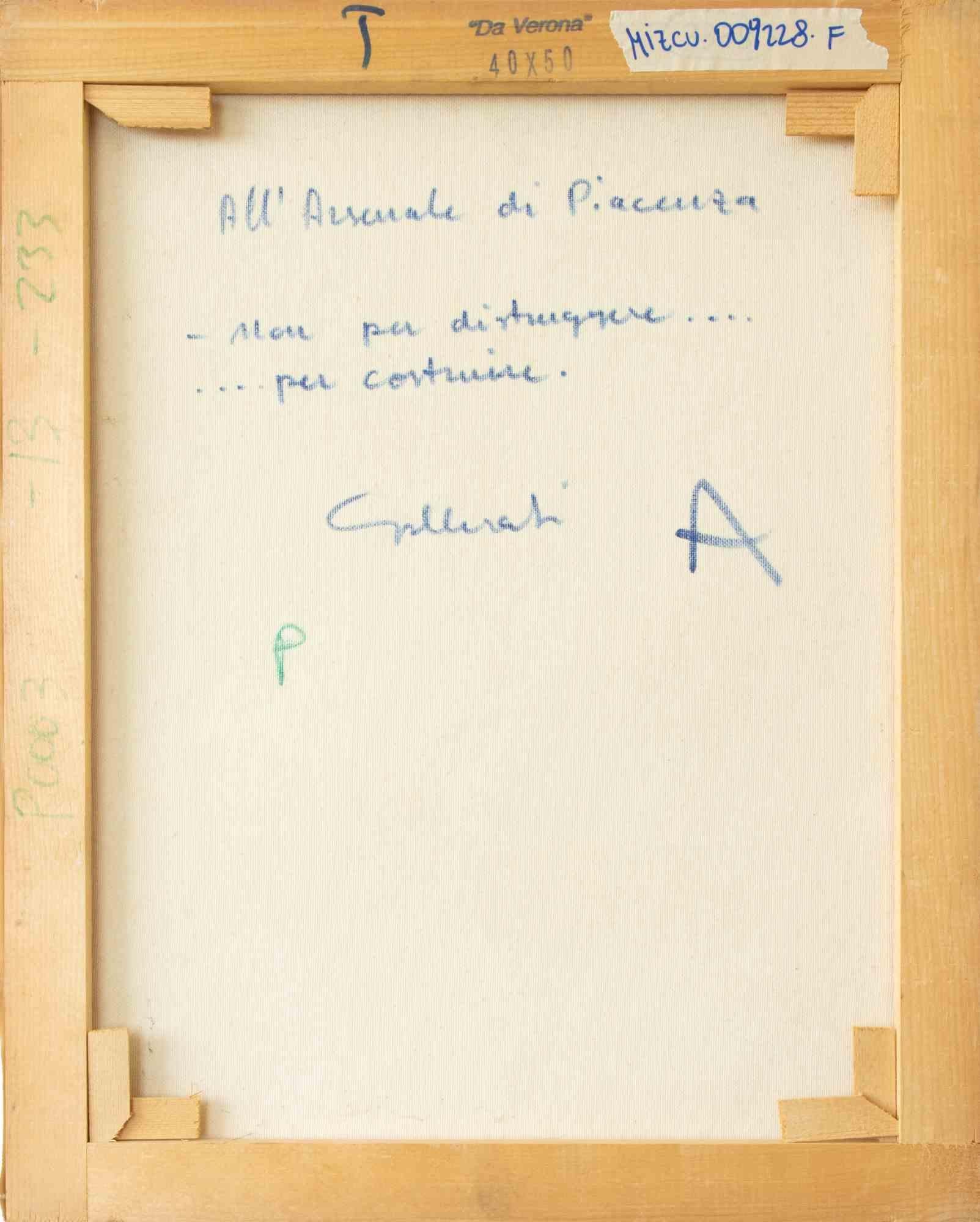 At the Piacenza Arsenal not to Destroy but to Build-by Alberto Gallerati - 1970s For Sale 3