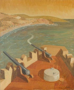 Bombardment with Tea - Paint by Alberto Gallerati - 1970s