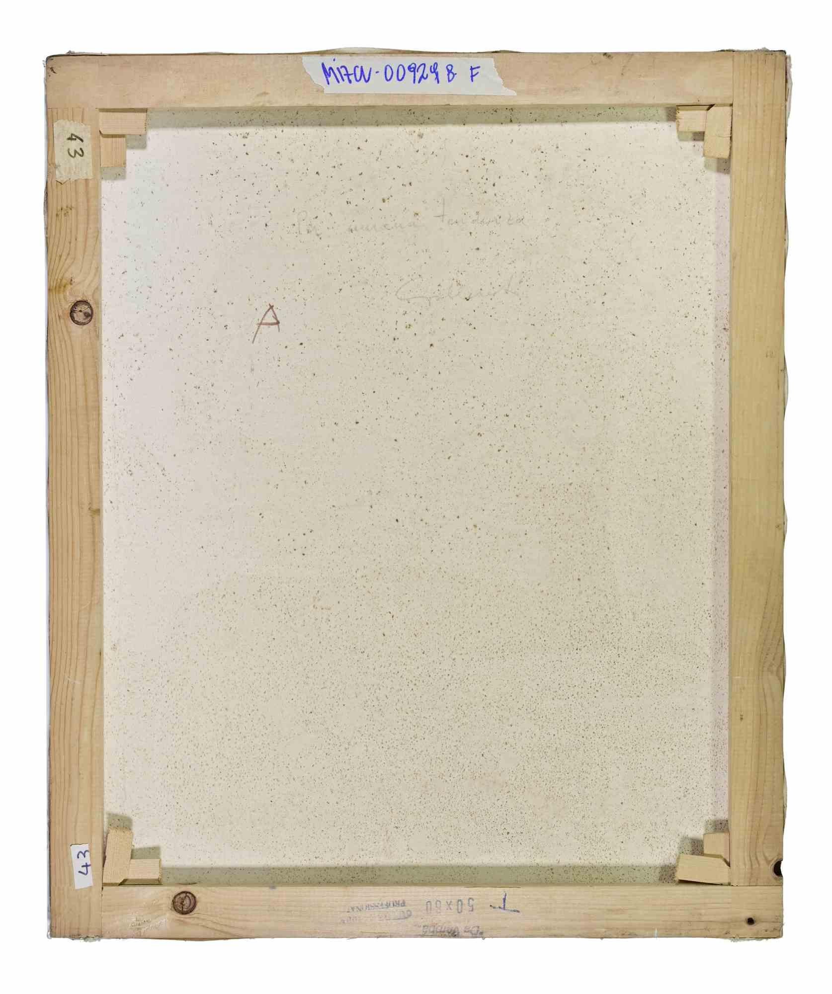 Por Tendencia Humana - Pintura de Alberto Gallerati - Años 70 en venta 1
