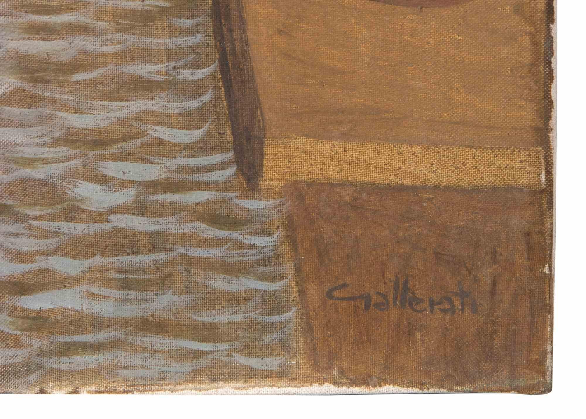 Concepto clásico - Pintura de Alberto Gallerati - Años 70 en venta 1