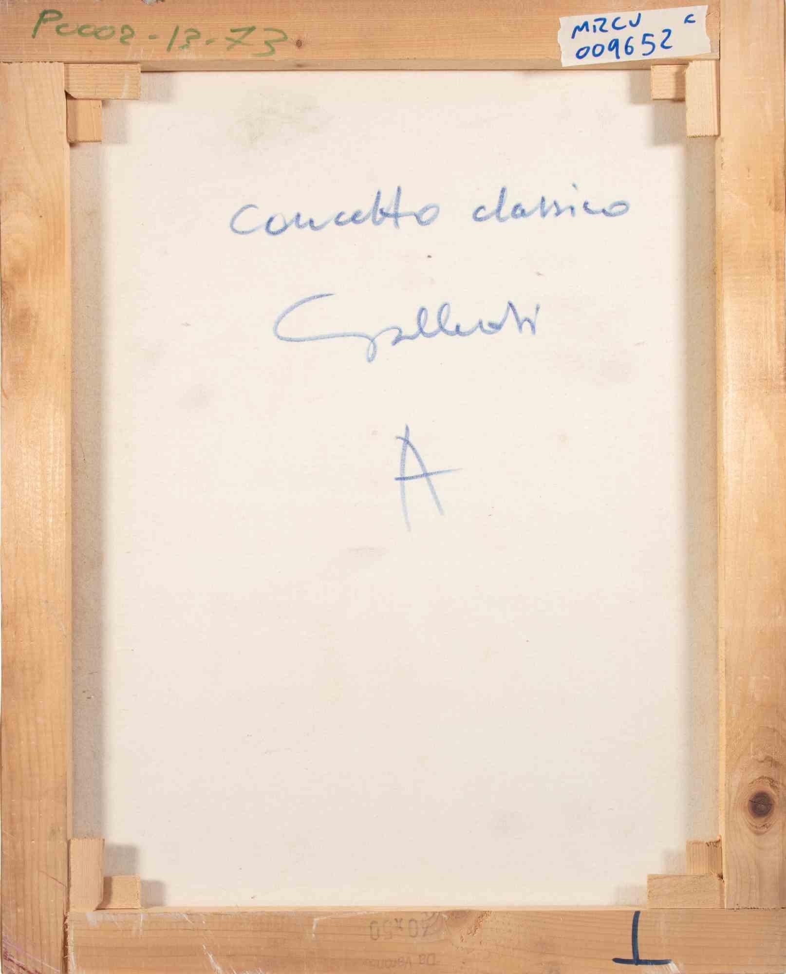 Concepto clásico - Pintura de Alberto Gallerati - Años 70 en venta 2