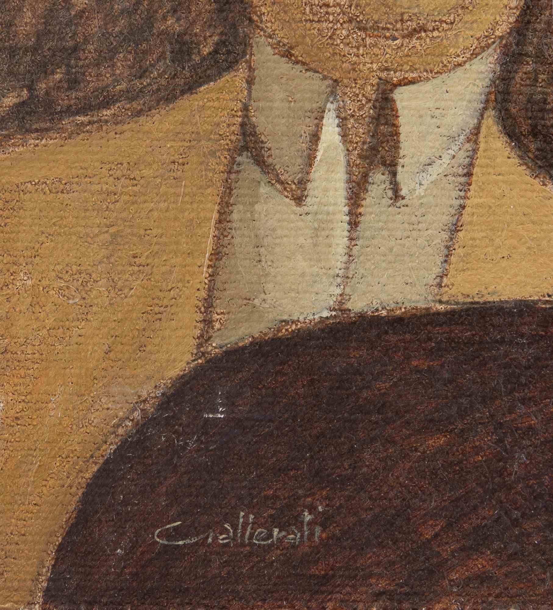 Derive a Theory from It - Peinture d'Alberto Gallerati - 1970 en vente 2
