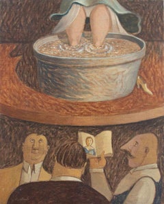 Derive a Theory from It - Peinture d'Alberto Gallerati - 1970