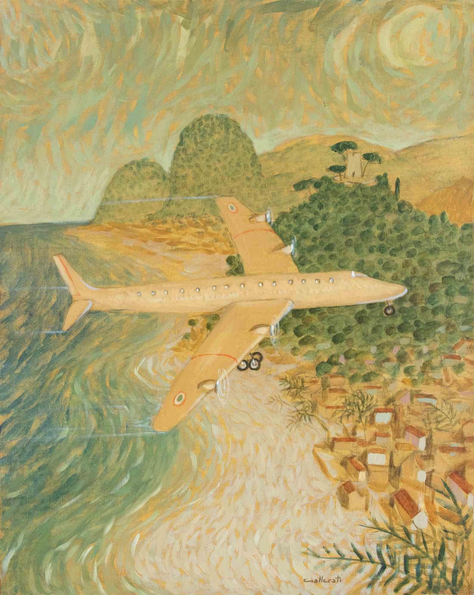 Öl auf Leinwand von Alberto Gallerati (geb. 1945) aus den 1970er Jahren.

Handsigniert.

Sehr guter Zustand.