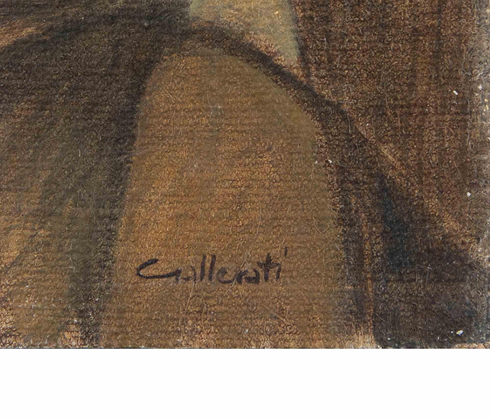 In my Head, a Precise Thought - Paint by Alberto Gallerati - 1970s For Sale 2