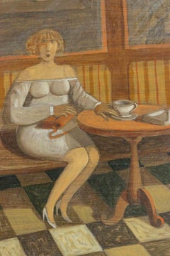 In the Pastry Shop - Paint by Alberto Gallerati - 1970s