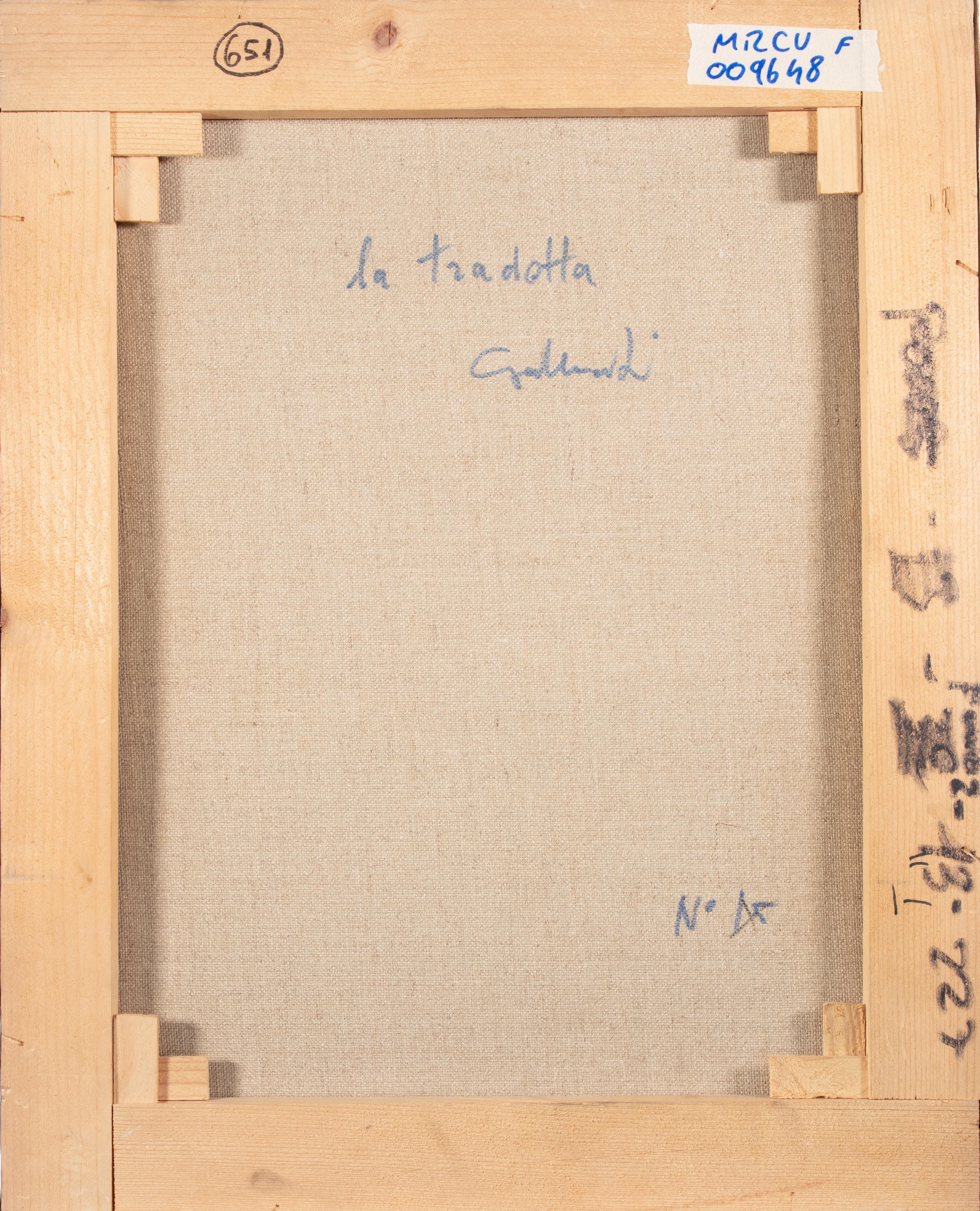 La Tradotta - Quadro di Alberto Gallerati - Anni '70 in vendita 3