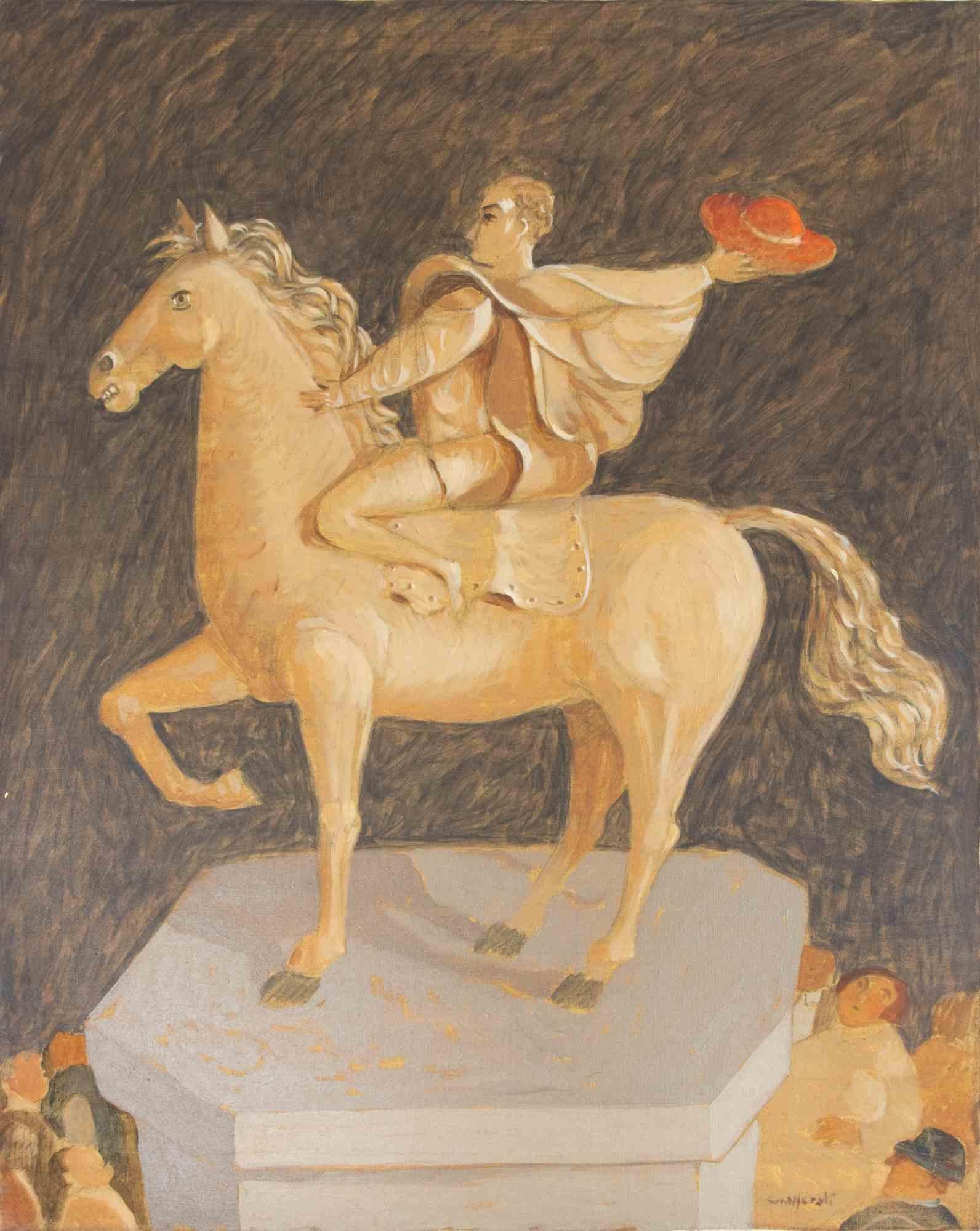 Öl auf Leinwand von Alberto Gallerati (geb. 1945) aus den 1970er Jahren.

Handsigniert.

Sehr guter Zustand.