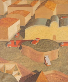 Petite Apocalypse - Peinture d'Alberto Gallerati - années 1970