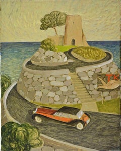 Living Up There - Paint by Alberto Gallerati - 1970s