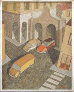 Near Via Senato - Paint by Alberto Gallerati - 1970s