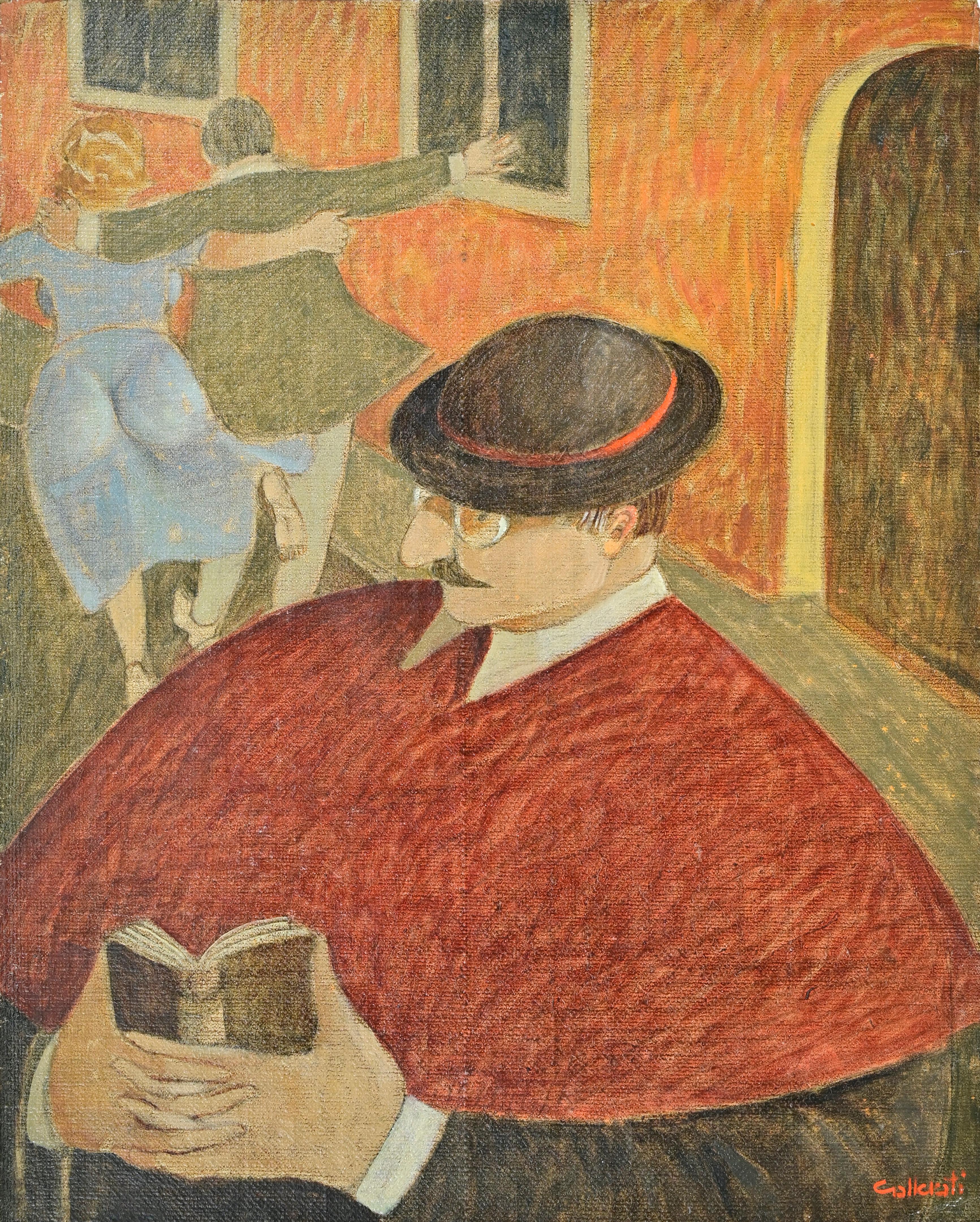Oil on canvas mounted on masonite, realized by Alberto Gallerati in 1980s.

Hand signed. Titled on rear.

Very good condition.