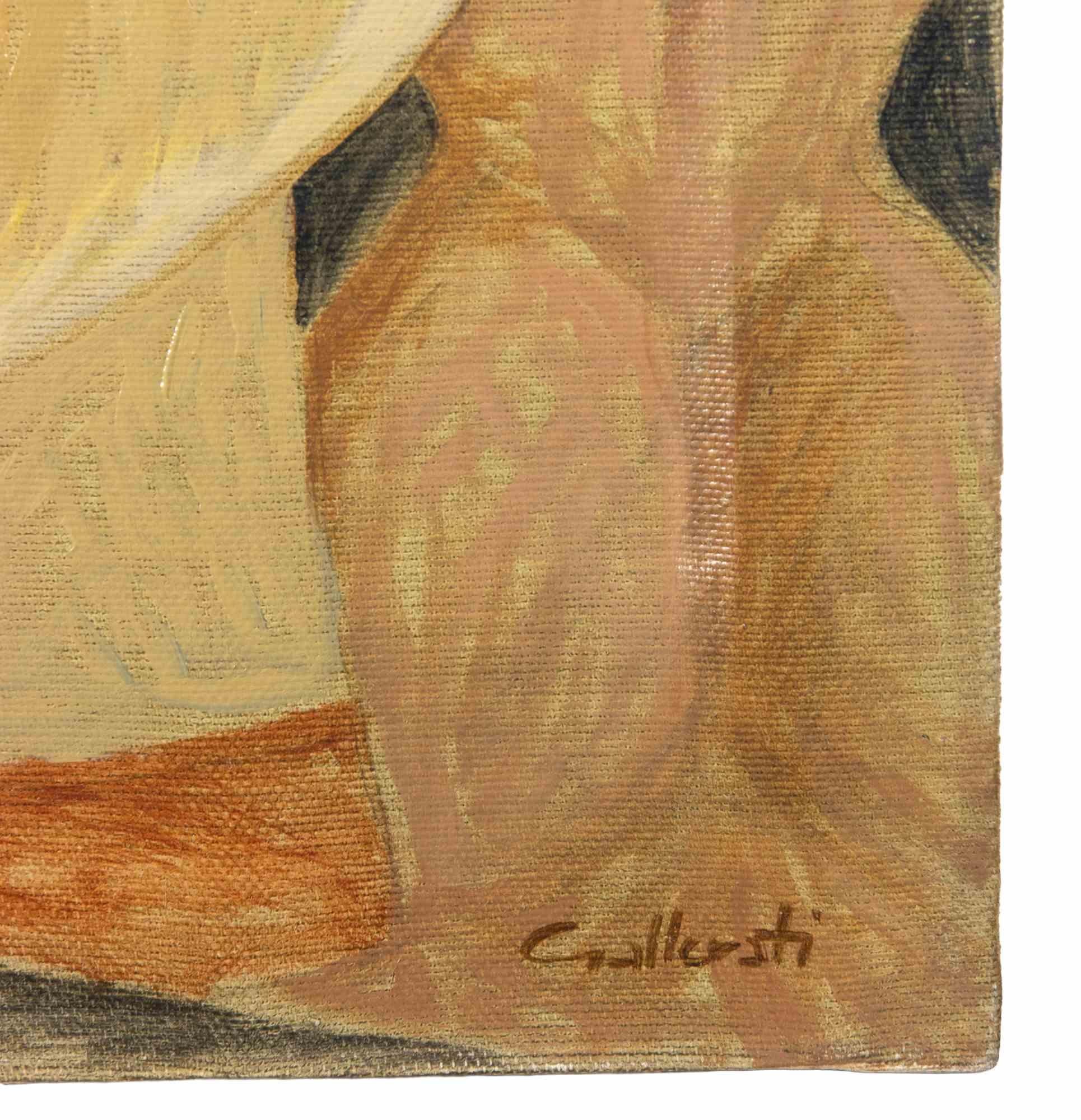 Defensas de Pablo I, II, III y IV - Pintura de Alberto Gallerati - Años 80 en venta 1