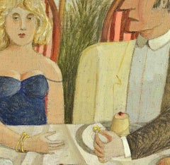 Proposta accettata - Dipinto di Alberto Gallerati - Anni '80