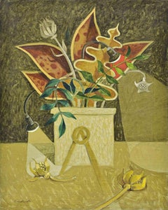 Romantic Flowers - Paint by Alberto Gallerati - 1970s