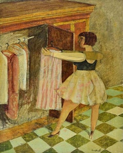 Rummage Through the Closet - Paint by Alberto Gallerati - 1970s