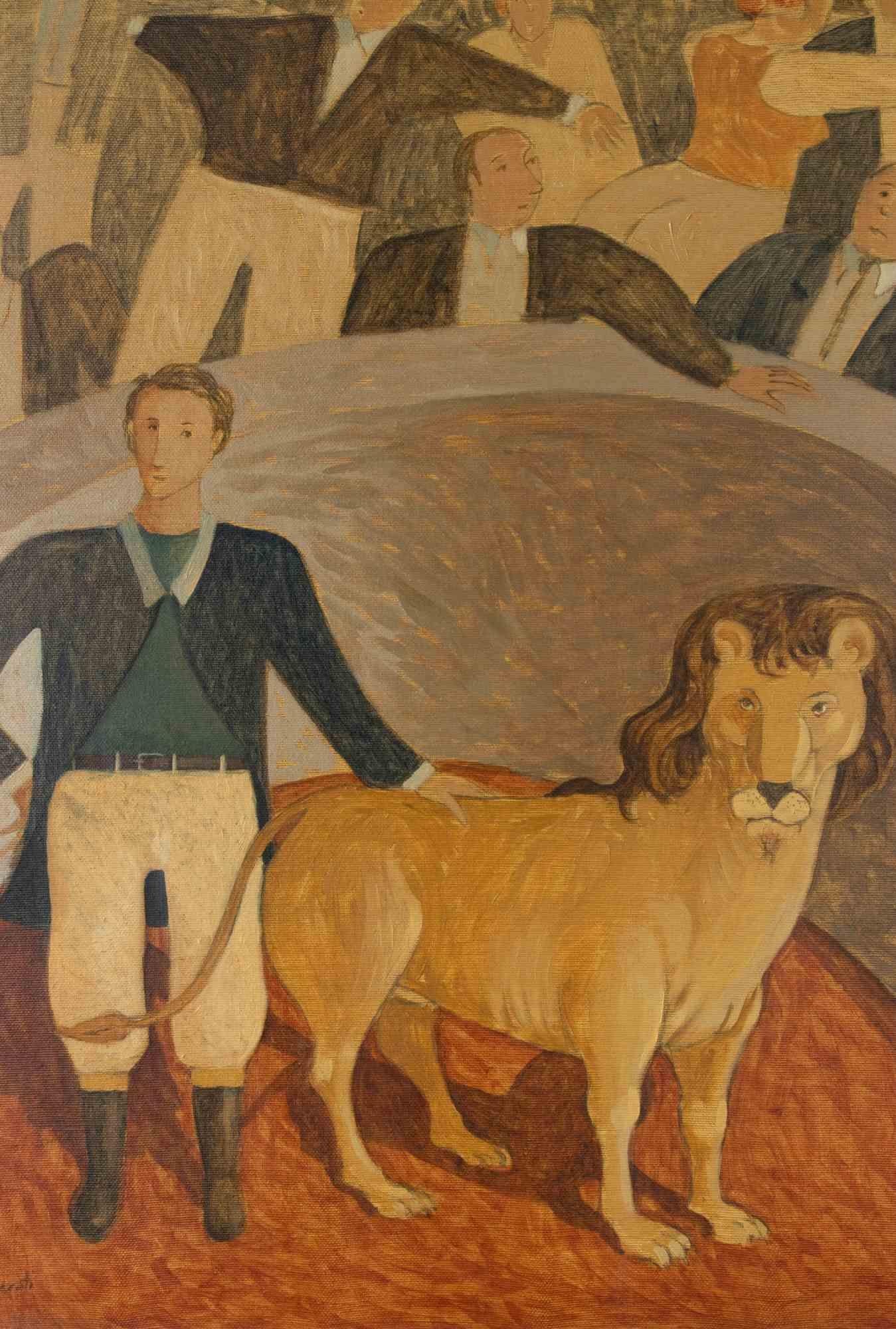 San Daniele - Paint by Alberto Gallerati - 1970s For Sale 1