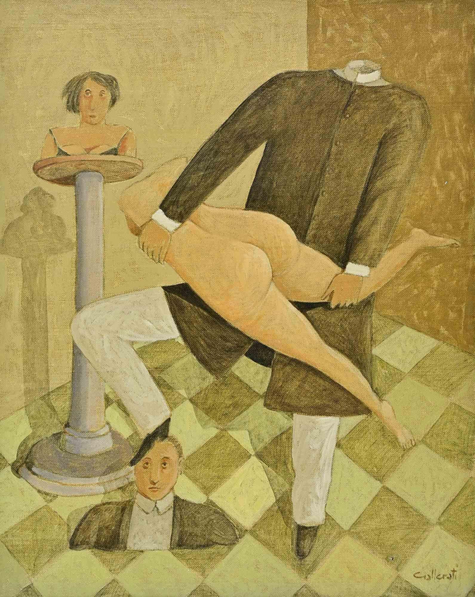 Oil on plywood realized by Alberto Gallerati (b. 1945) in 1970s.

Hand signed.

Very good condition.