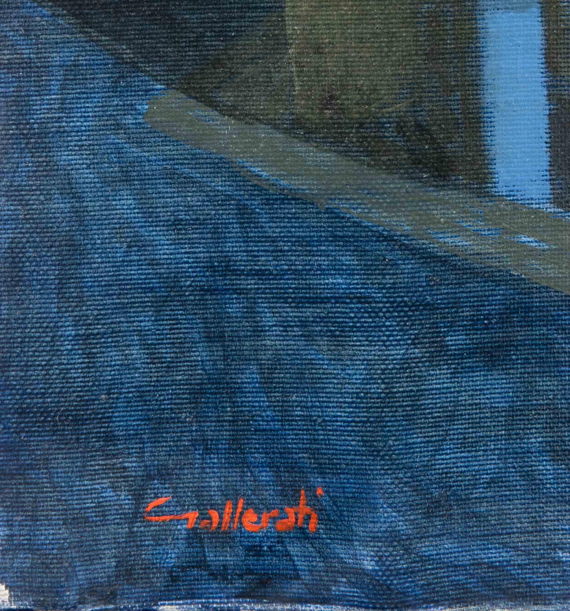 Emportez le château - Peinture d'Alberto Gallerati - années 1970 en vente 2