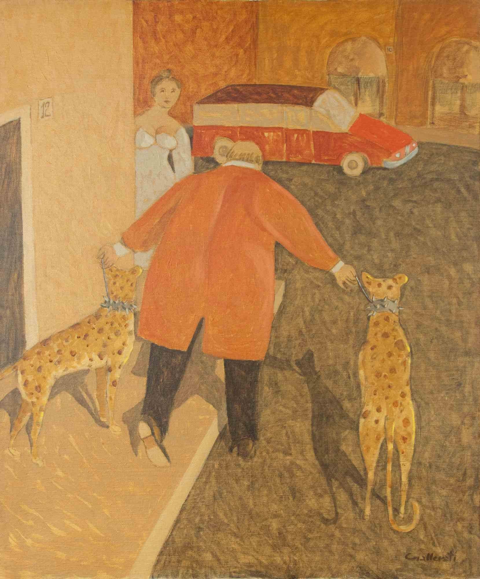 Oil on canvas realized by Alberto Gallerati (b. 1945) in 1970s.

Hand signed.

Very good condition.