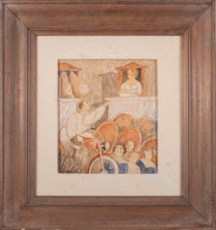 The Acrobat - Paint by Alberto Gallerati - 1980s