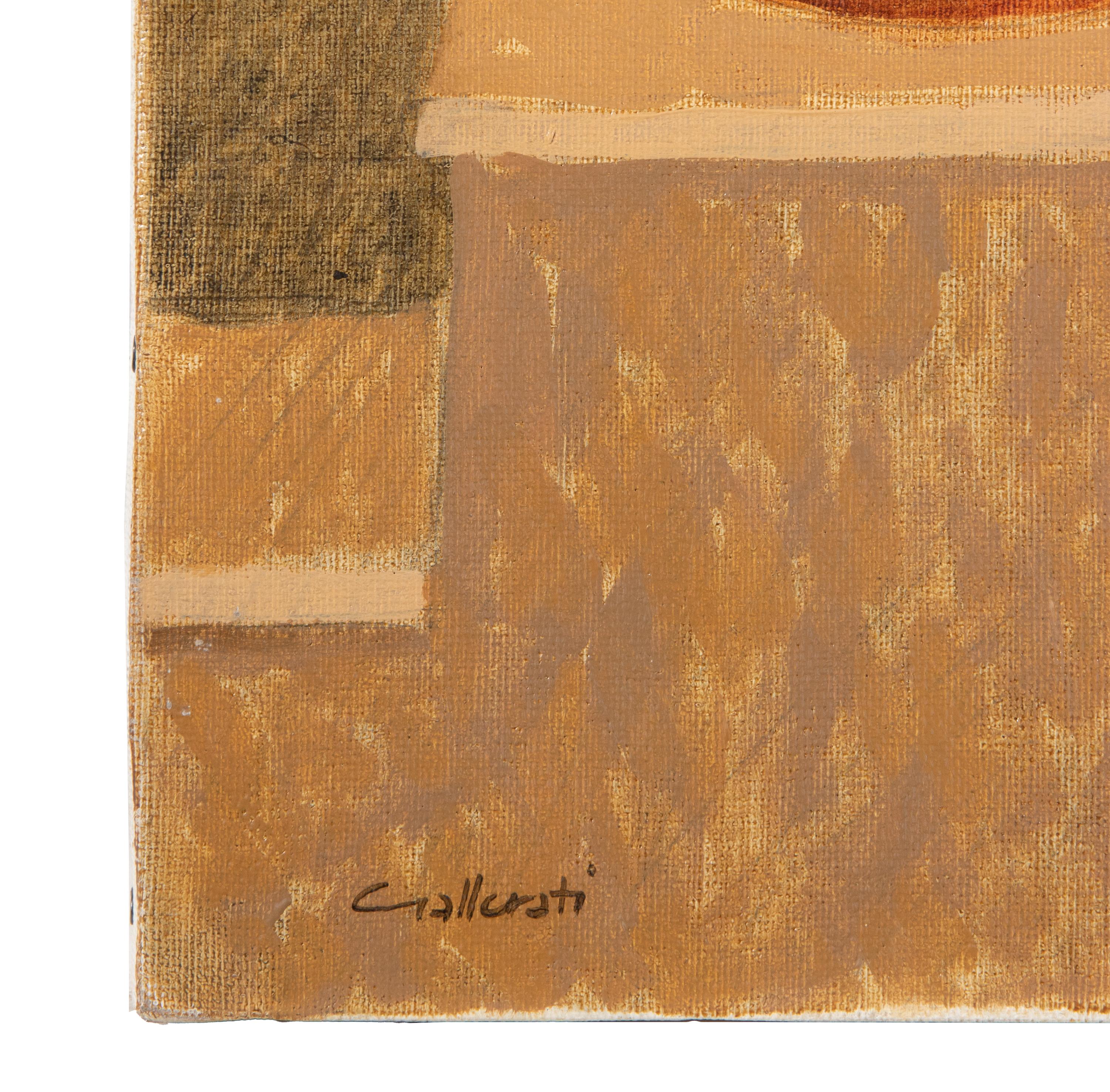 The Equivalent of the Ficus - Paint by Alberto Gallerati - 1980s For Sale 3