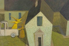 The House of the Golden Angels - Paint by Alberto Gallerati - 1970s