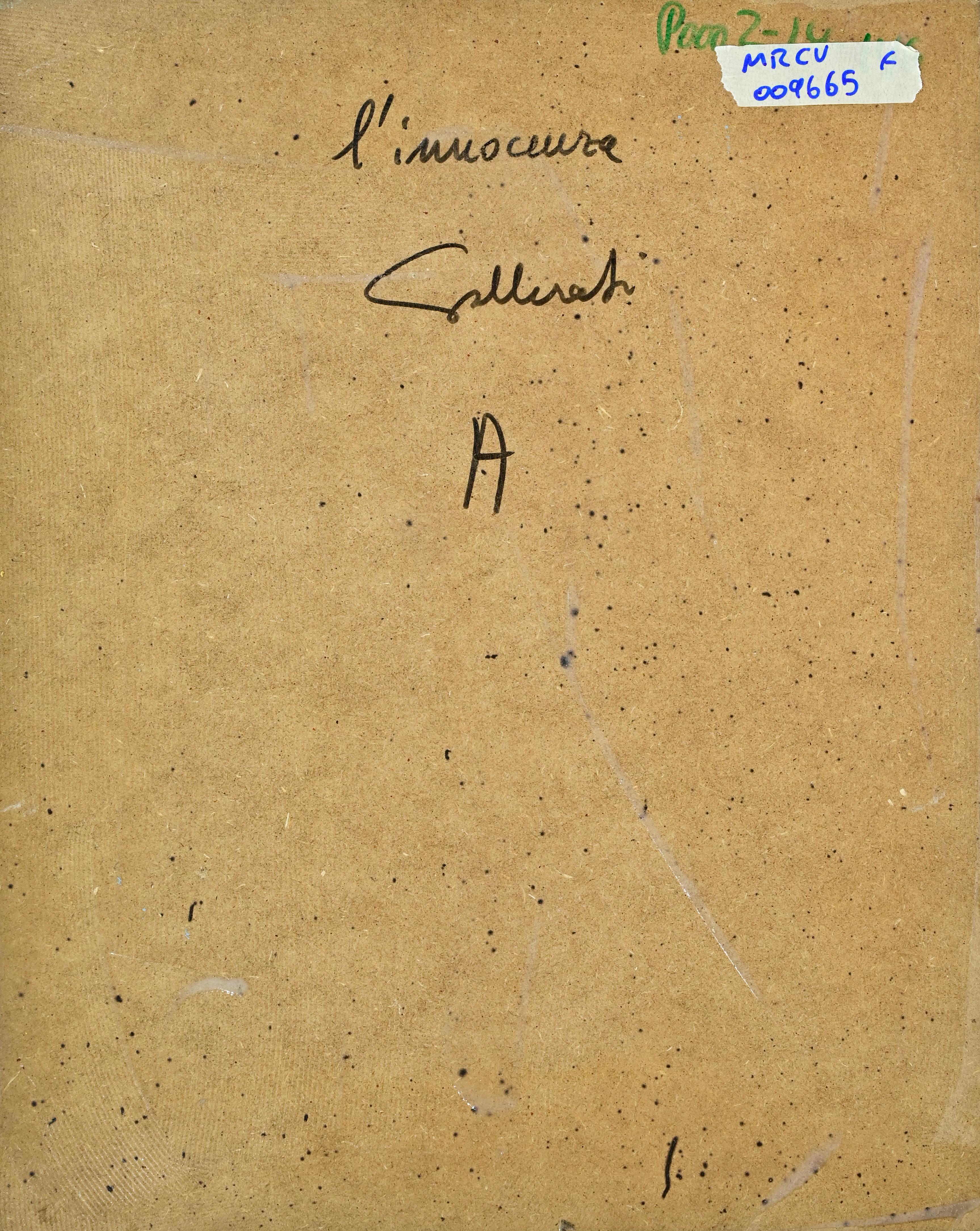 Die Unschuld - Gemälde von Alberto Gallerati - 1980er Jahre im Angebot 2