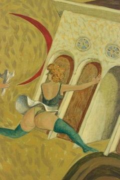 The Only Way Out - Peinture d'Alberto Gallerati - années 1970