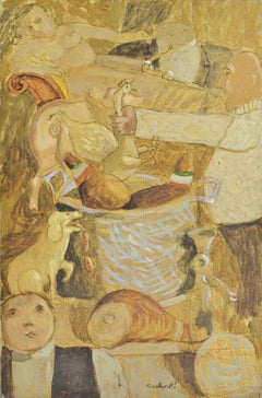Thinking about Thil Ulenspiegel - Paint by Alberto Gallerati - 1970s