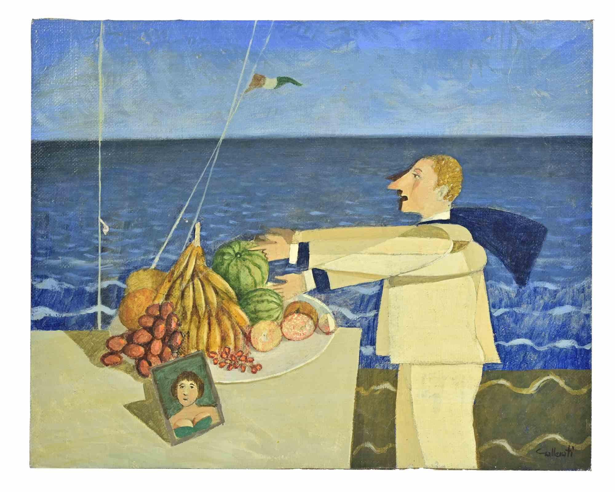 Thoughts and Shortcomings of the Italian Sailor by Alberto Gallerati - 1980s For Sale 1