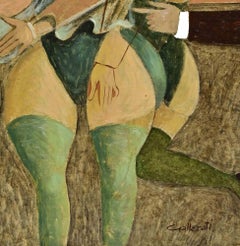 Tre più uno - Quadro di Alberto Gallerati - Anni '70