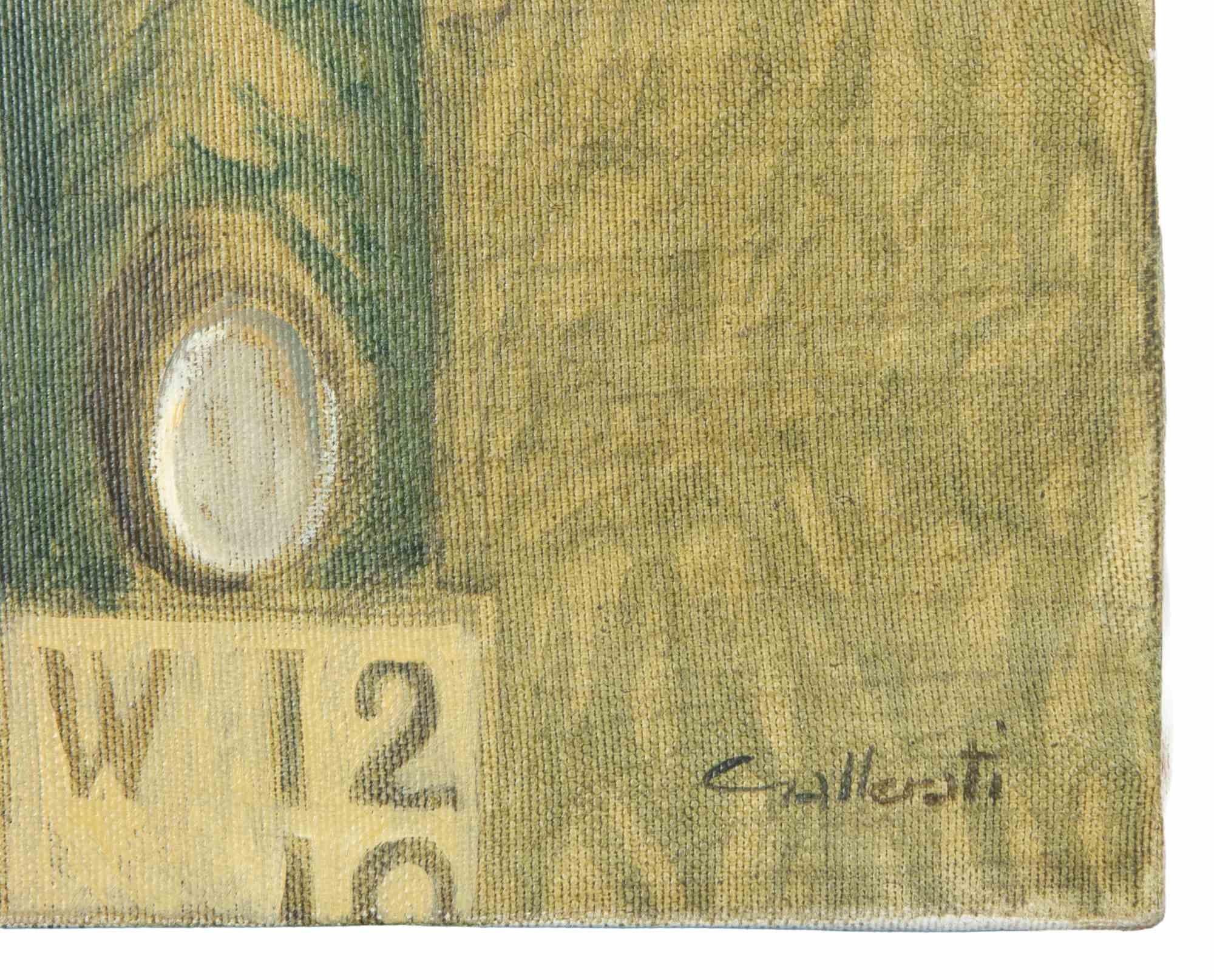 Nach vorne - Gemälde von Alberto Gallerati - 1970er Jahre im Angebot 2