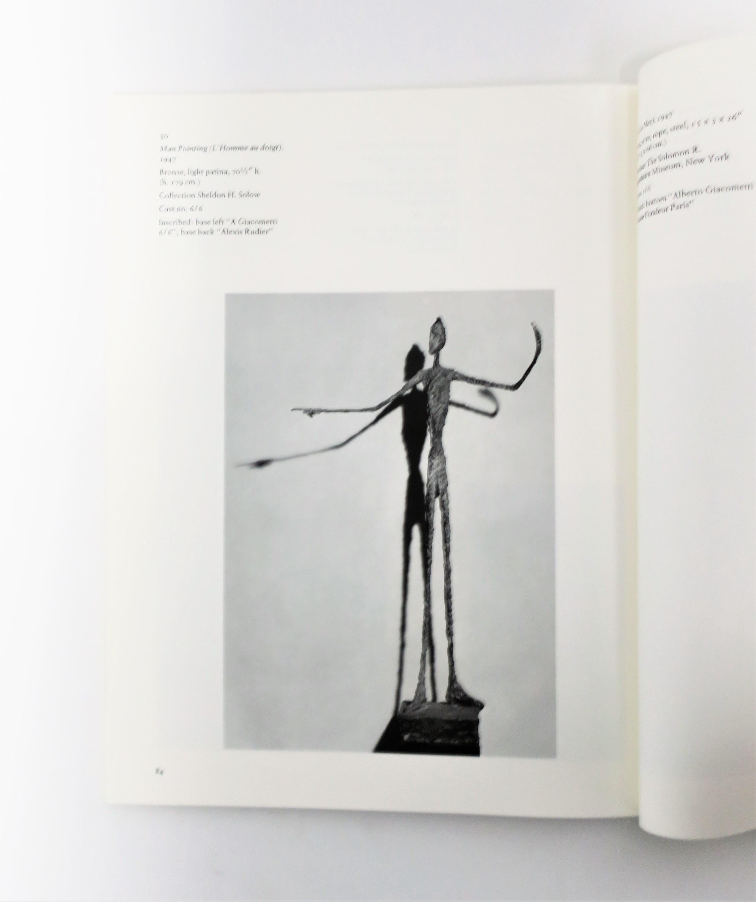 Alberto Giacometti A Retrospective Exhibition Book, 1974, New York 6