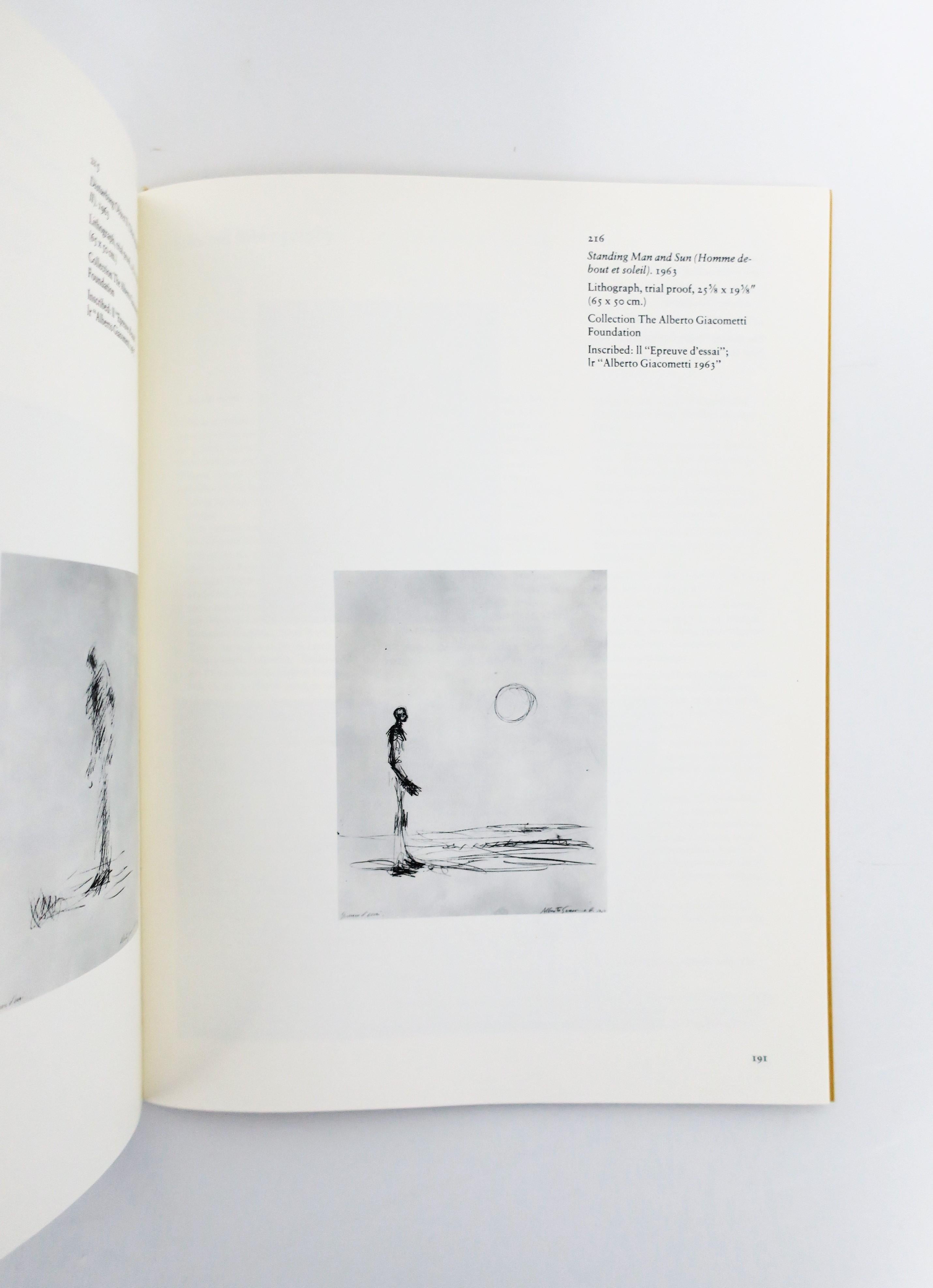 Alberto Giacometti A Retrospective Exhibition Book, 1974, New York 3