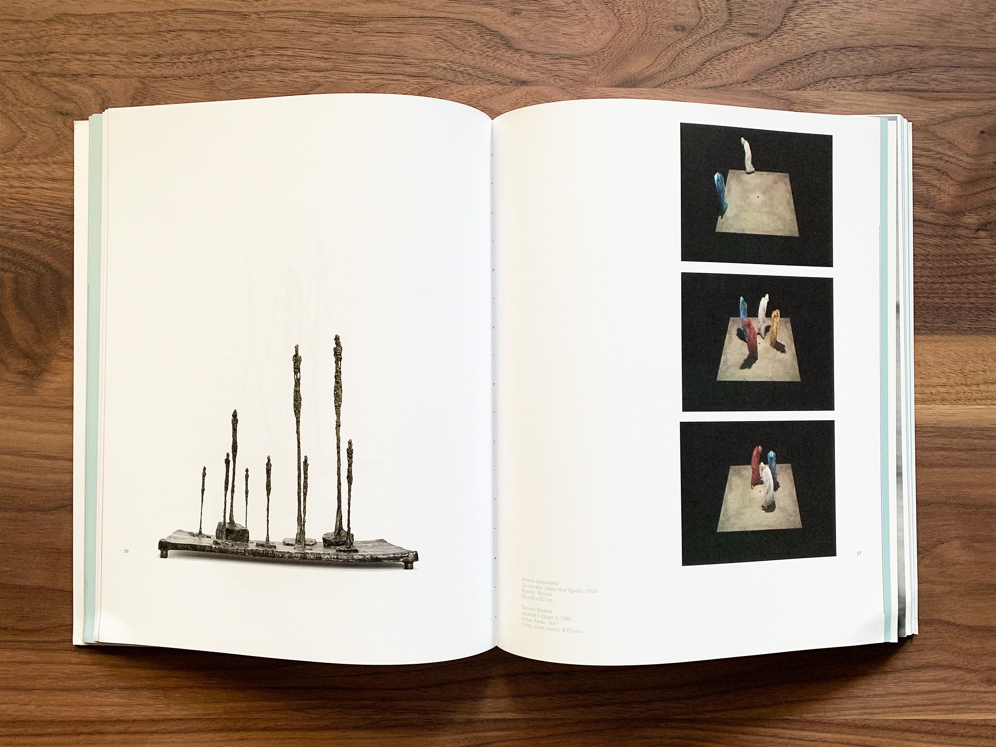 Paper Alberto Giacometti and Bruce Nauman Exhibition Catalogue For Sale