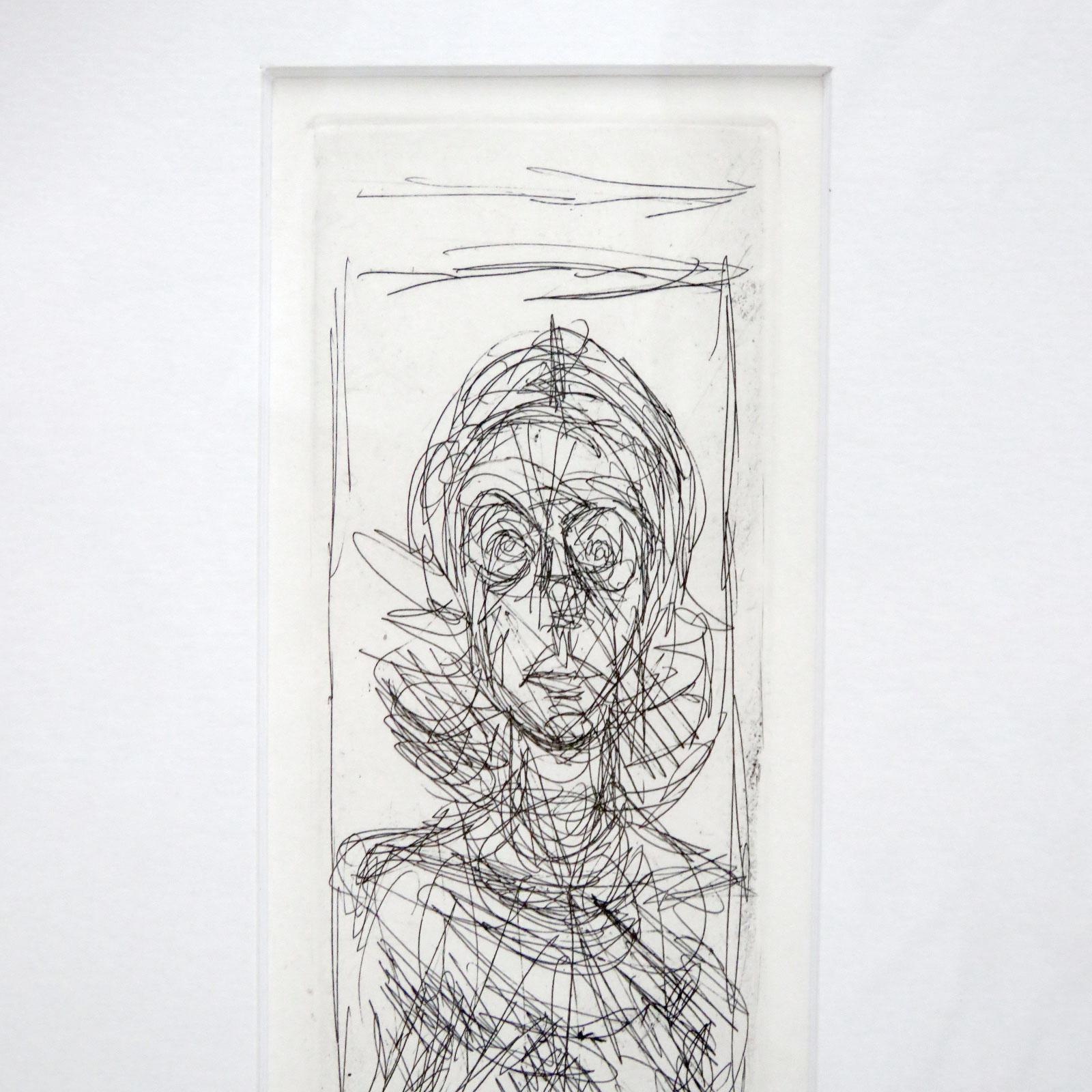 Alberto Giacometti „Annette De Face“, Radierung, 1955 (Schweizerisch) im Angebot