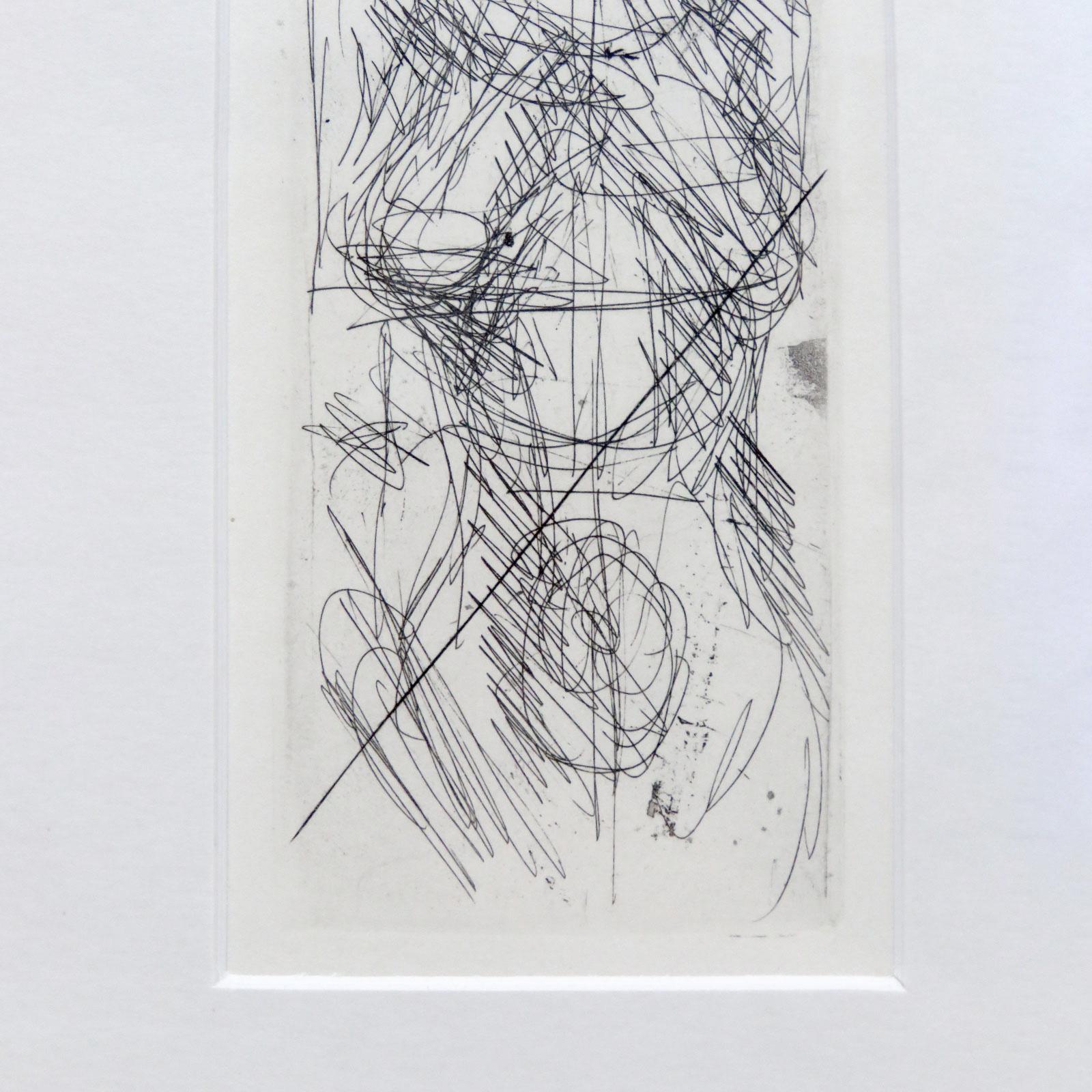 Alberto Giacometti „Annette De Face“, Radierung, 1955 im Zustand „Gut“ im Angebot in Los Angeles, CA