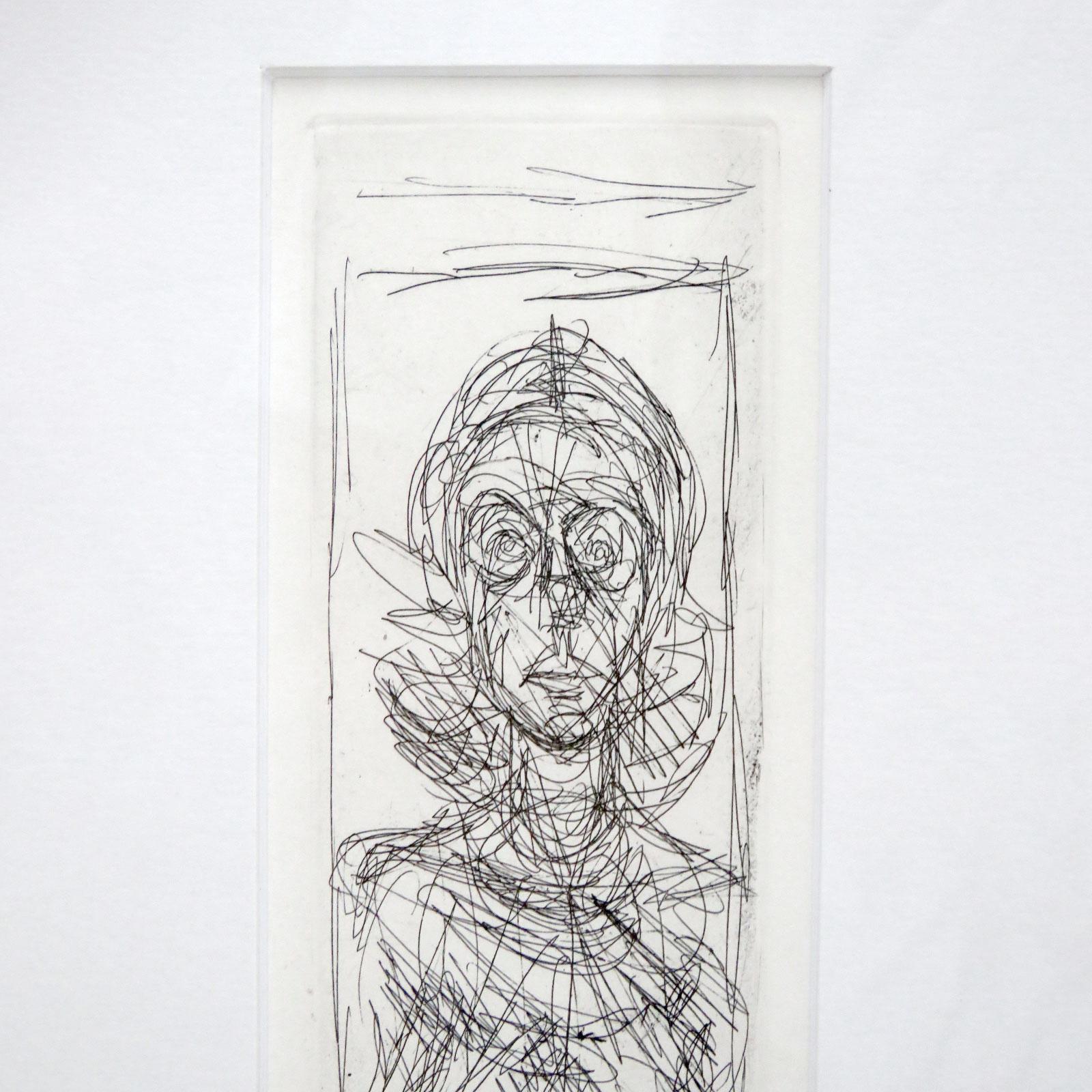 Européen Gravure d'Alberto Giacometti « Annette De Face », 1955 en vente